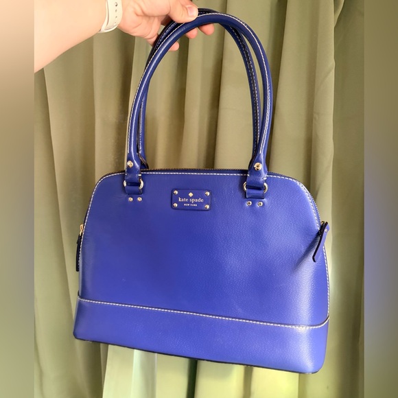 kate spade Handbags - Kate Spade Royal Blue Satchel tote